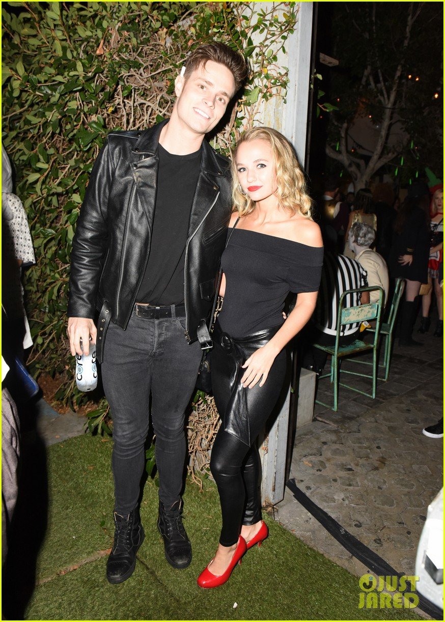 ross lynch courtney eaton couple up at just jared halloween party 10