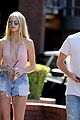 patrick schwarzenegger abby champion grab afternoon snacks brentwood 23