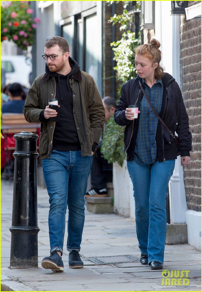 sam smith hangs out with friends in london00707mytext