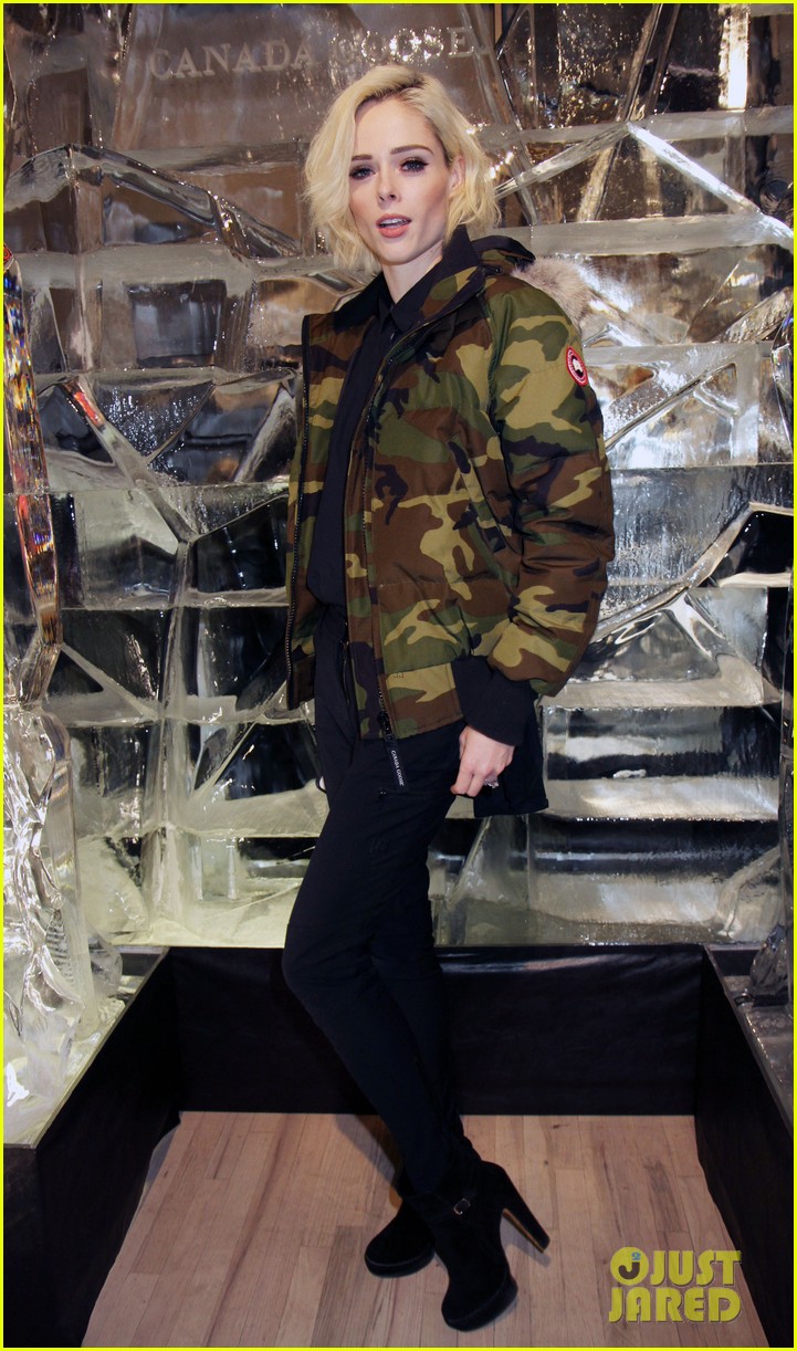 ansel elgort canadian goose launch nyc 05