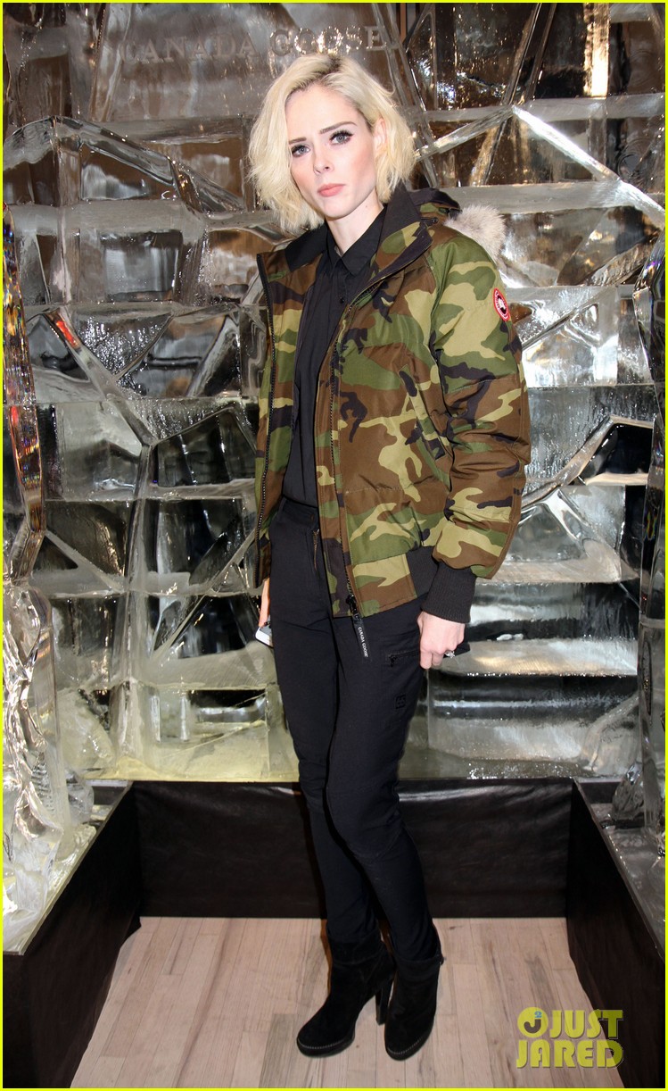 ansel elgort canadian goose launch nyc 08