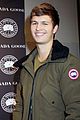 ansel elgort canadian goose launch nyc 04