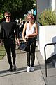 hailey baldwin steps out with a mystery man and pink hair 05