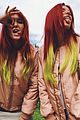 bella thorne dyes bright red hair 02