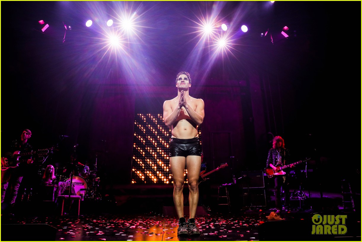 darren criss bares ripped body during hedwig opening night 08
