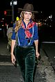 gigi hadid heads to taylor swifts halloween party dressed as a cowgirl 11