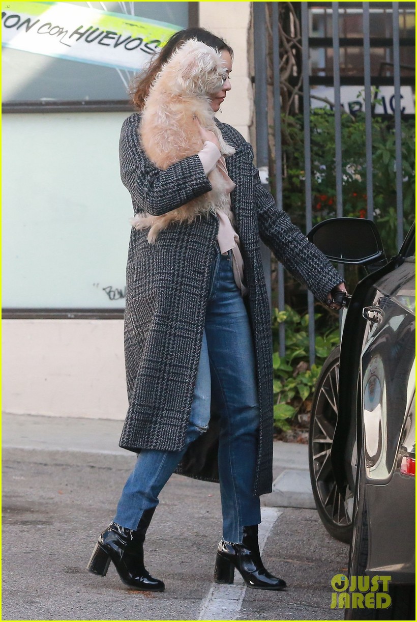 vanessa hudgens runs errands in hollywood with her adorable pup 18