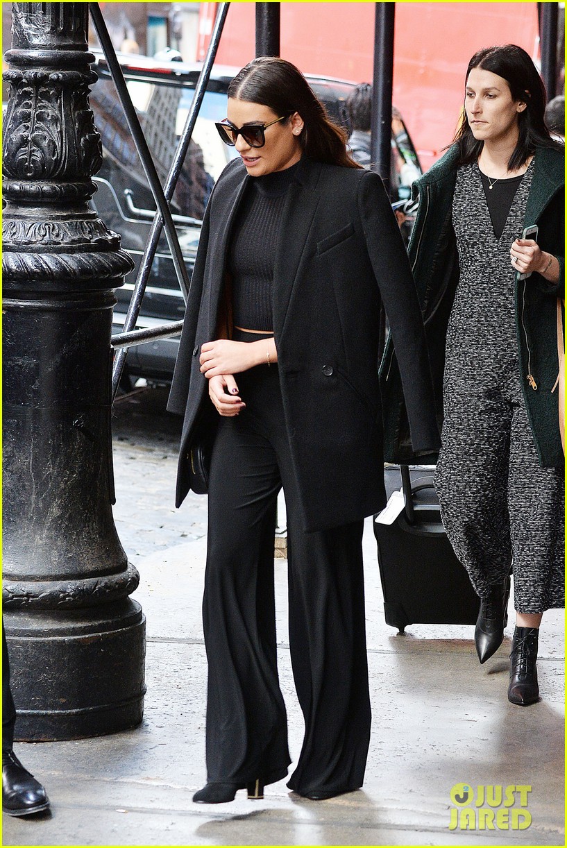 lea michele teases second album big meetings today in the big apple 10
