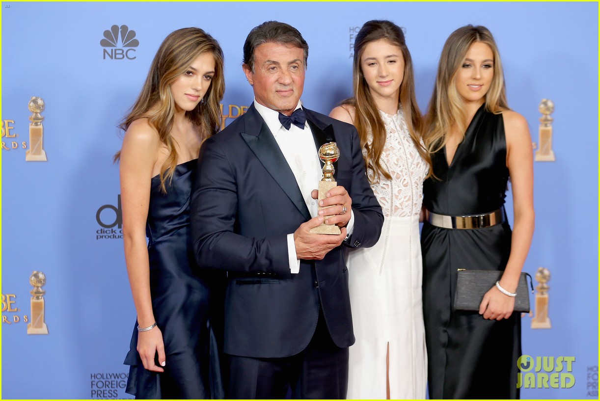 sylvester stallone daughters miss golden globe 2017 09