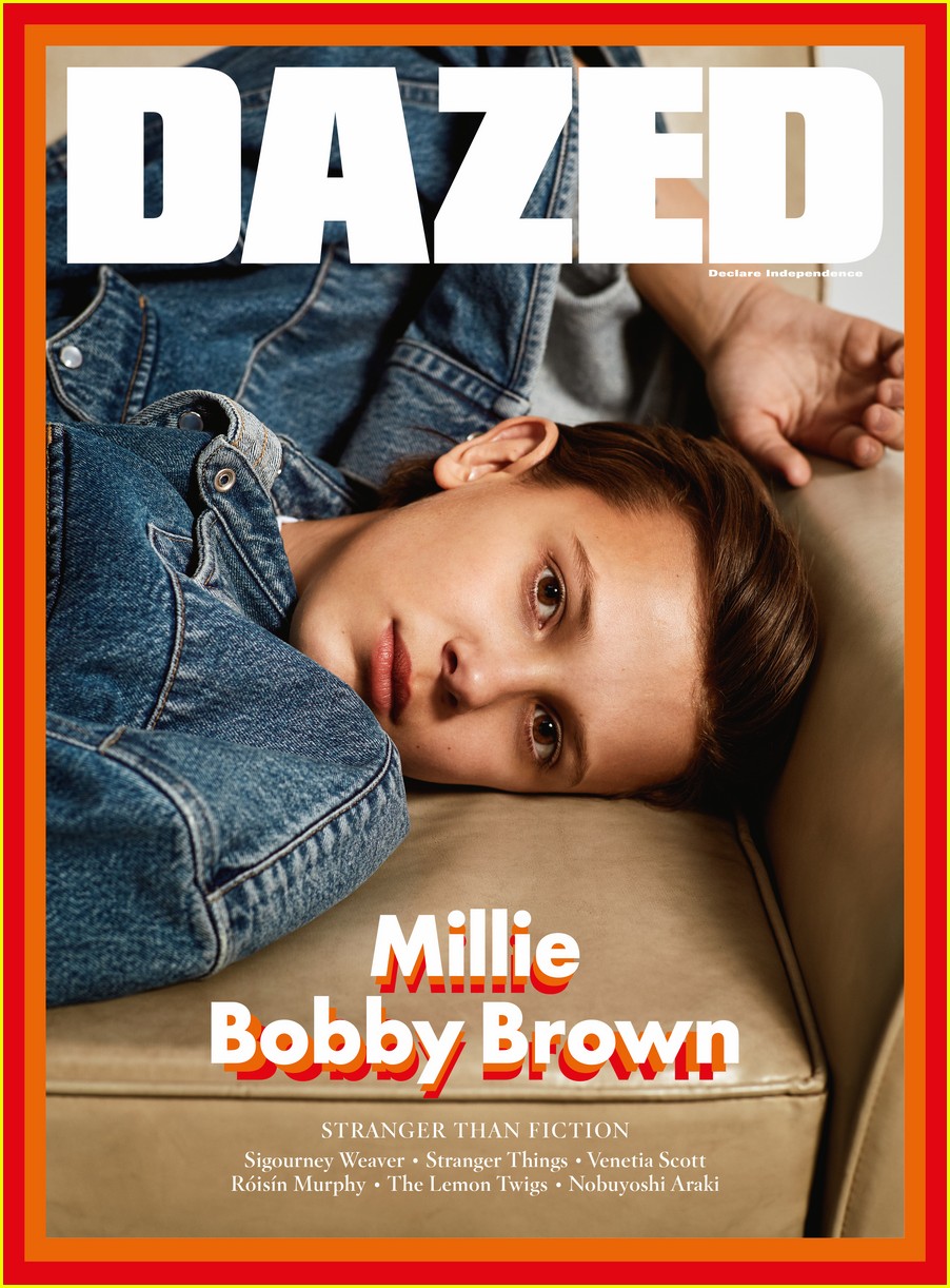 millie bobby brown finn wolfhard stanger things dazed magazine 01