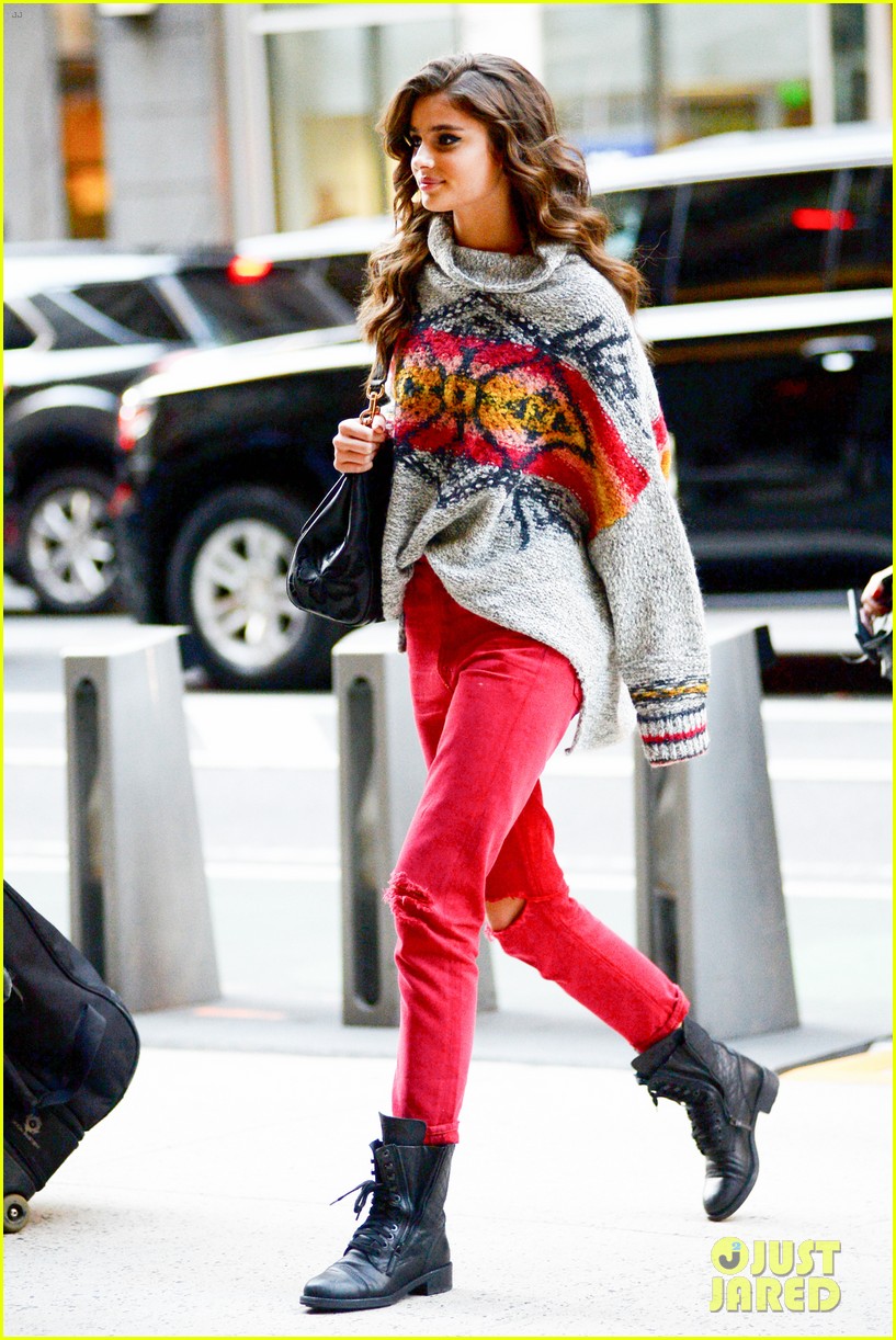 taylor hill heads to a victorias secret fashion show fitting 10