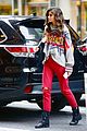 taylor hill heads to a victorias secret fashion show fitting 06