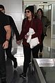 meghan trainor and daryl sabara hold hands while departing lax 11