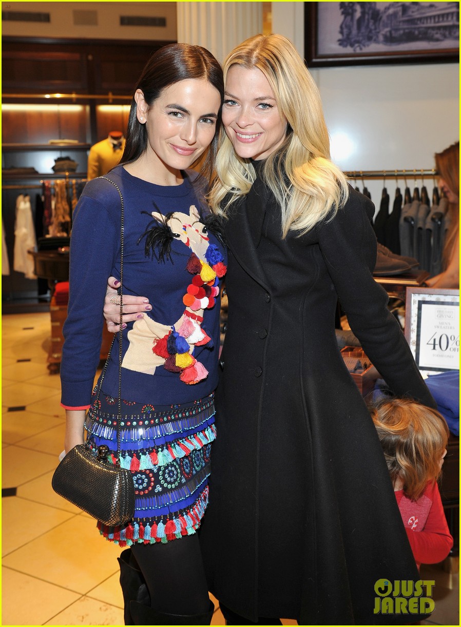 camilla belle jaime king buddy up at brooks brothers holiday event 20