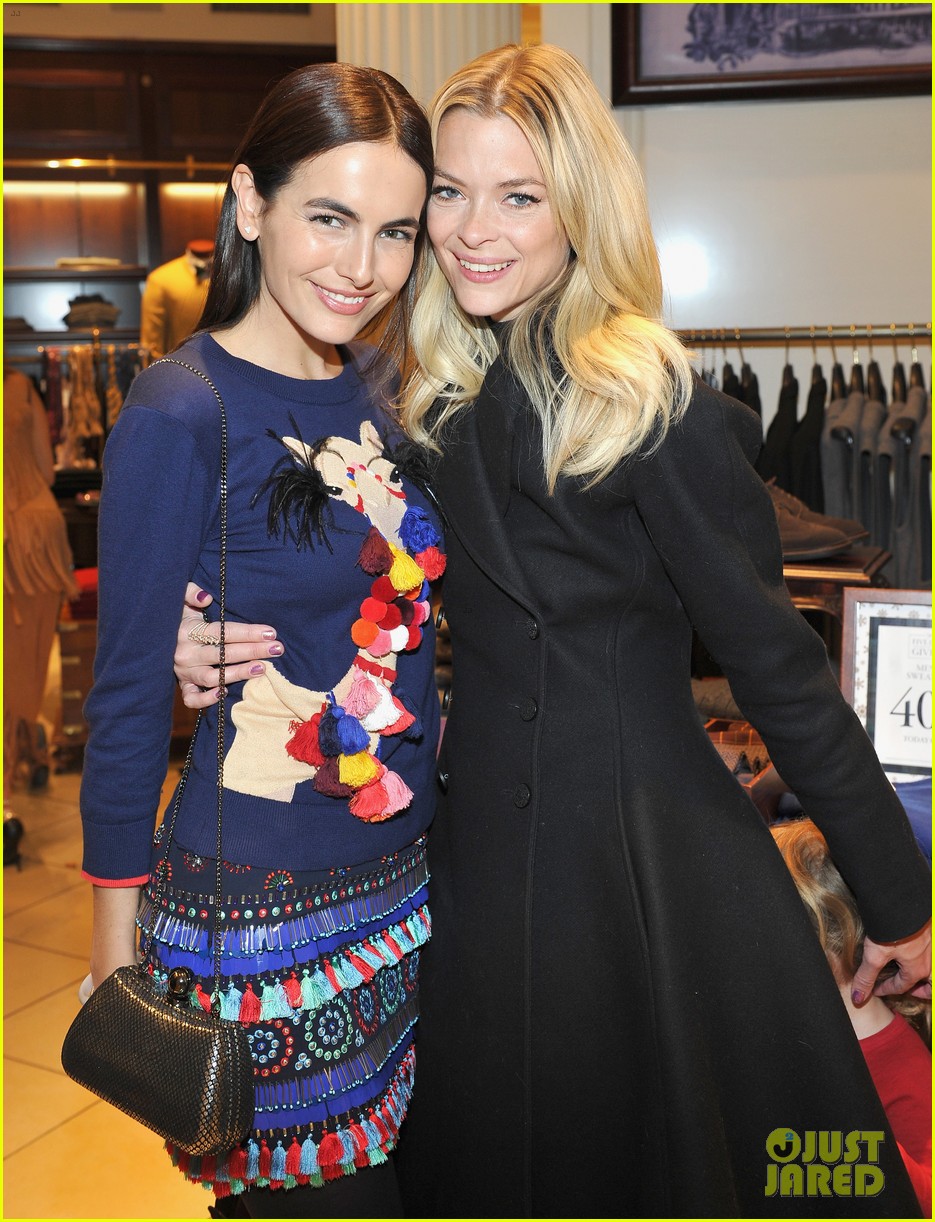 camilla belle jaime king buddy up at brooks brothers holiday event 21