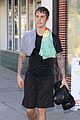 justin bieber drenched with sweat after boxing session 17