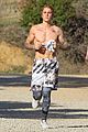 justin bieber goes shirtless for afternoon jog 30
