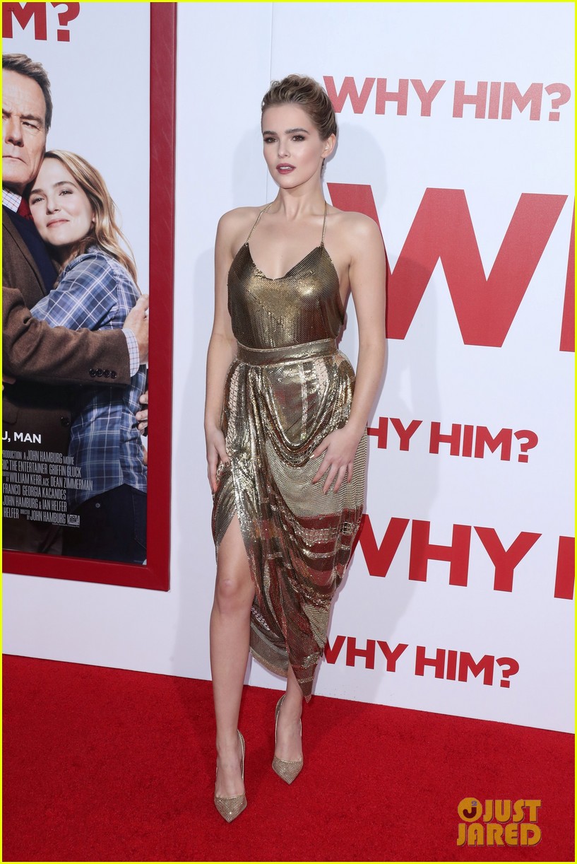 zoey deutch shines at why him premiere 13