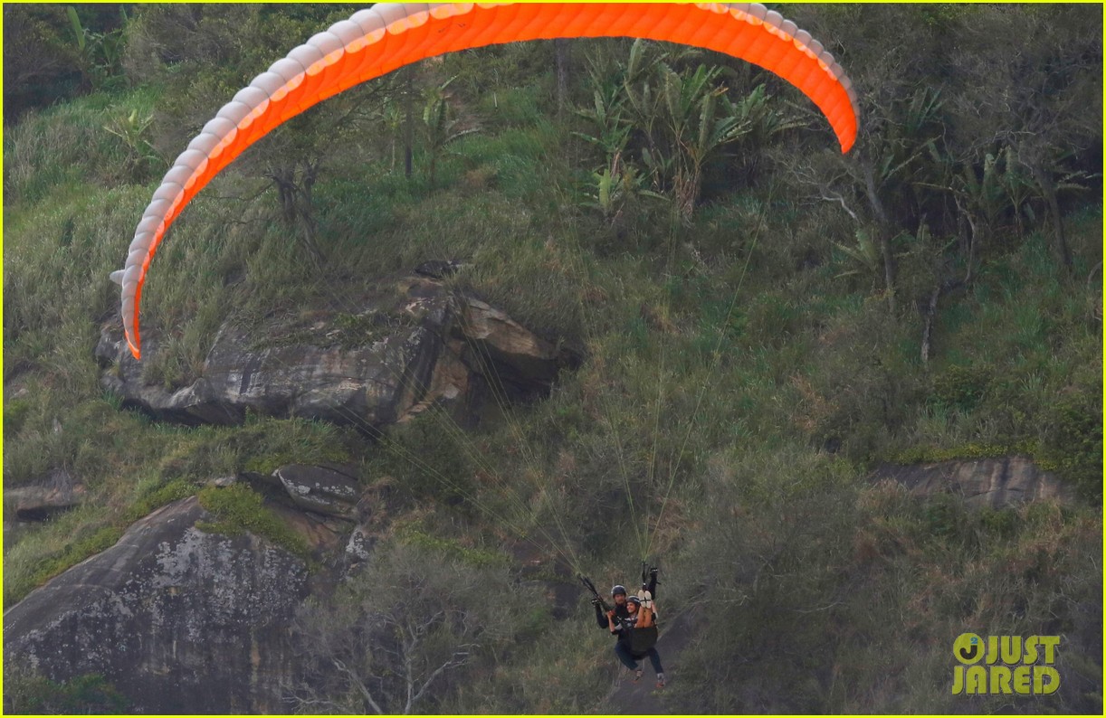 nina dobrev parasailing brazil 17