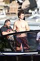 ron gronkowski and ansel elgort party it up on a boat in miami 11