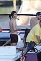 ron gronkowski and ansel elgort party it up on a boat in miami 13