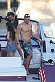 ron gronkowski and ansel elgort party it up on a boat in miami 17