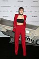 jennette mccurdy red suit statement passengers premiere 17