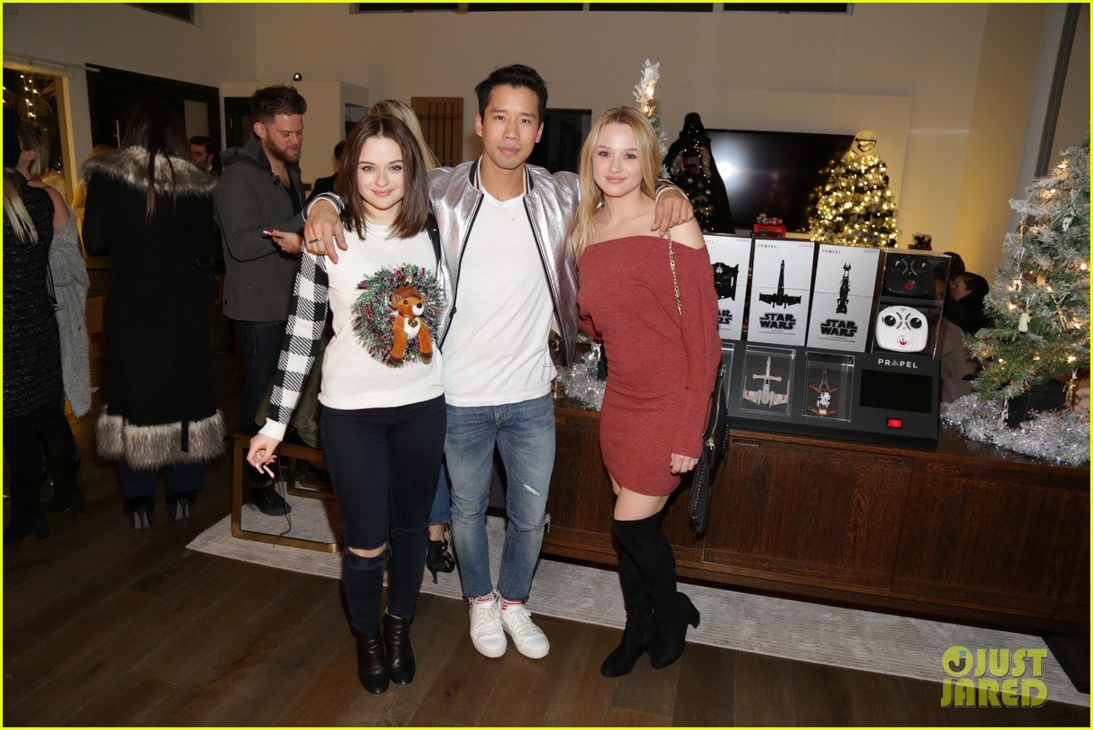 joey king nolan gould just jared holiday party 19