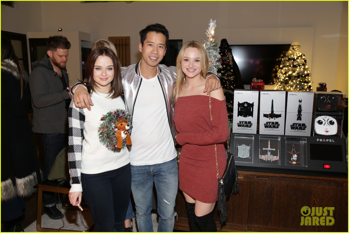 joey king nolan gould just jared holiday party 21