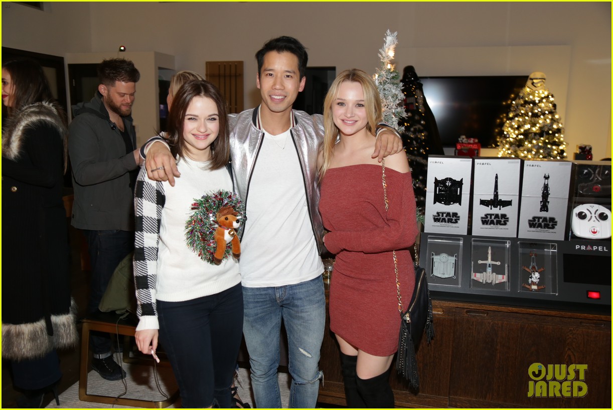 joey king nolan gould just jared holiday party 22