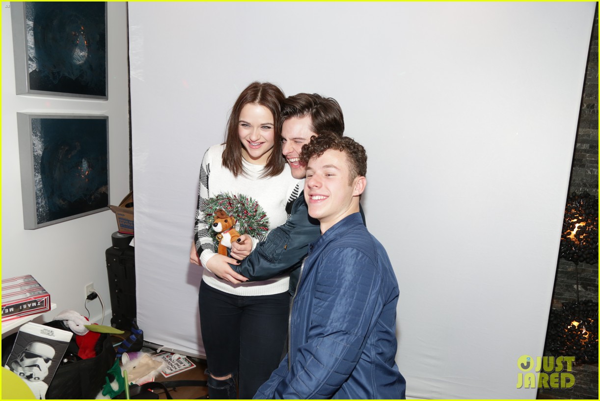 joey king nolan gould just jared holiday party 26
