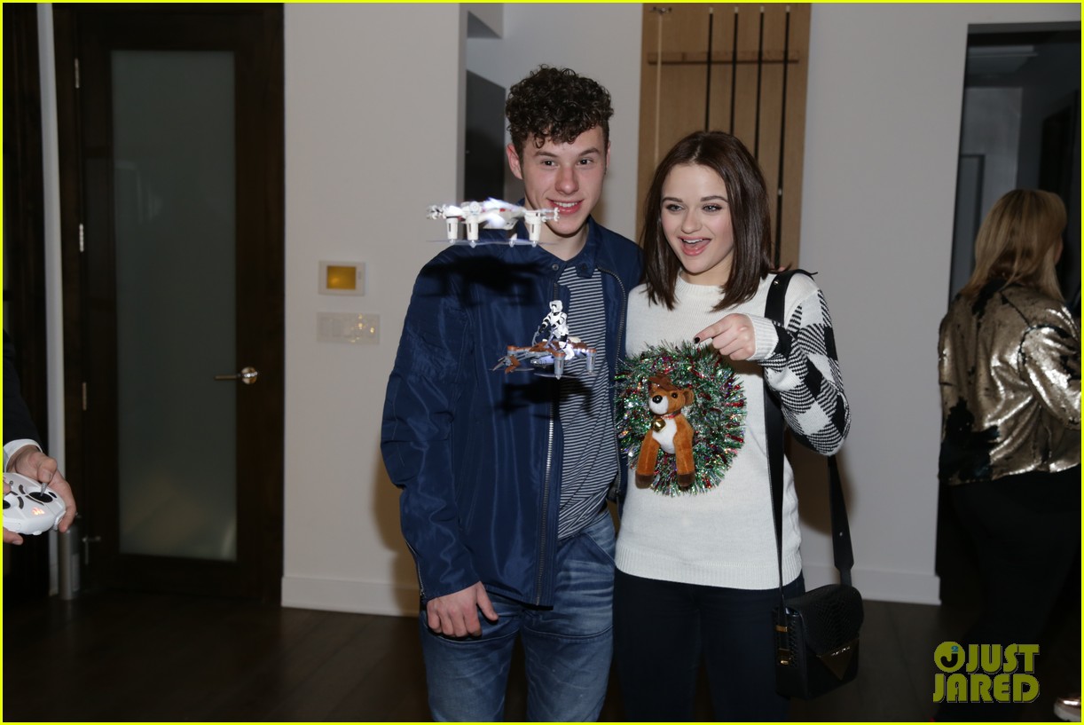 joey king nolan gould just jared holiday party 30