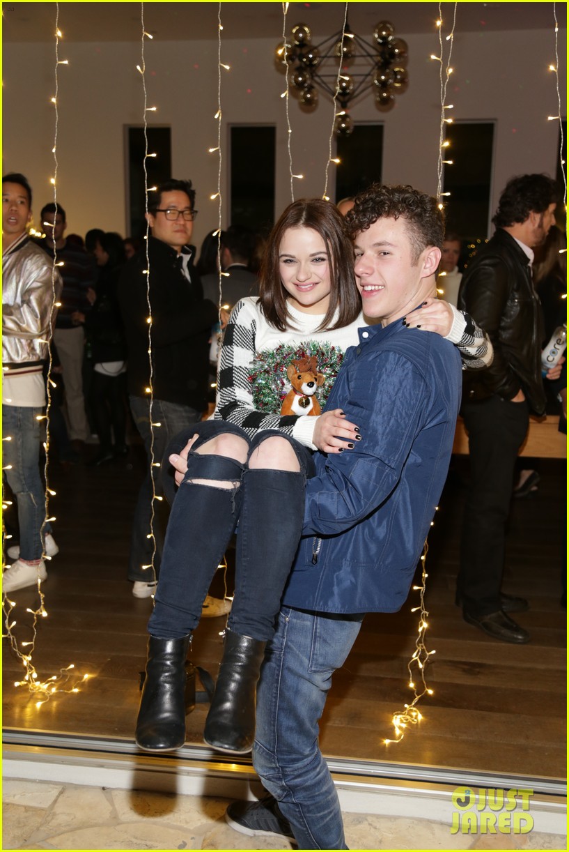 joey king nolan gould just jared holiday party 35