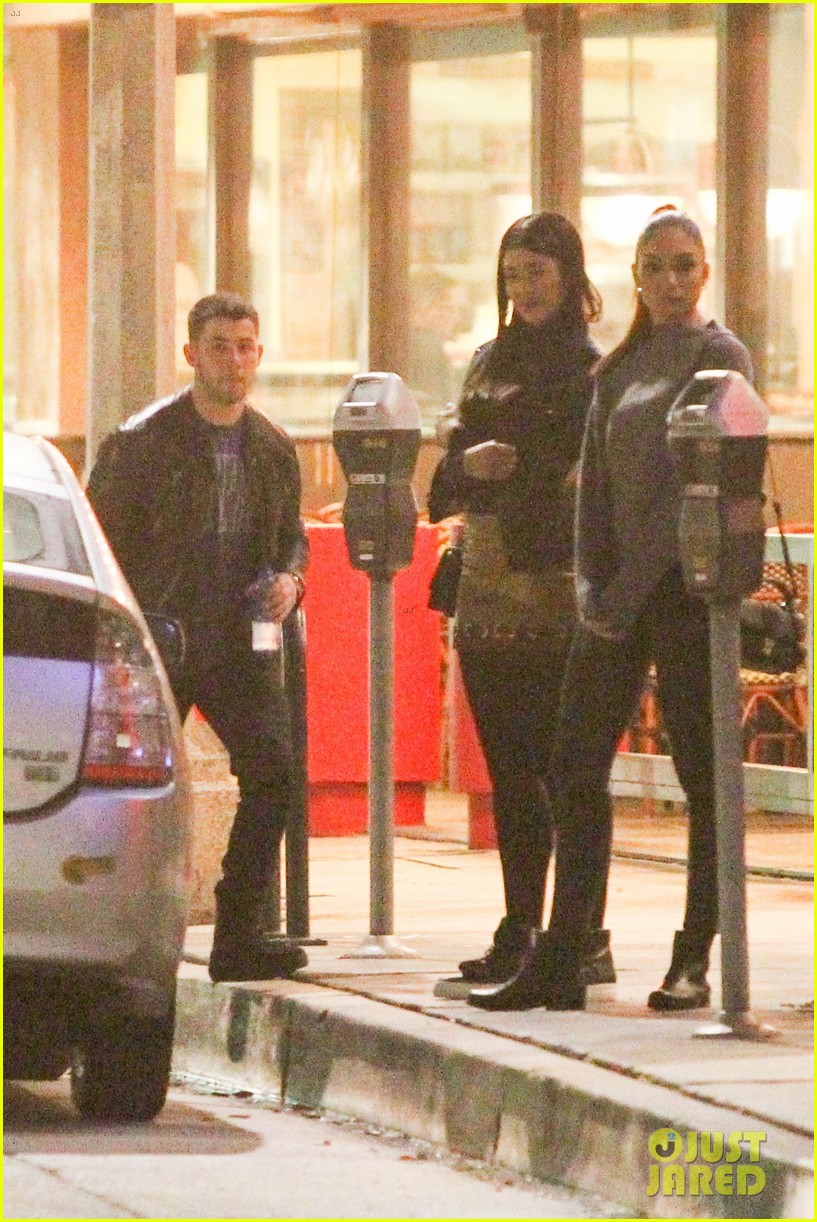 nick jonas hangs out with mystery girl at bowling alley2 11