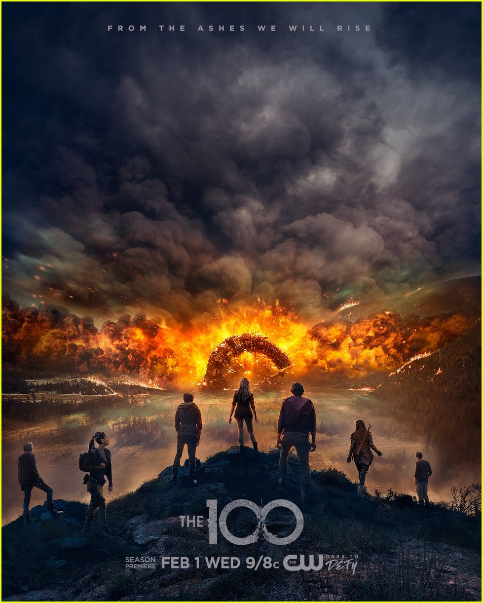 the 100 season 4 poster ashes 01