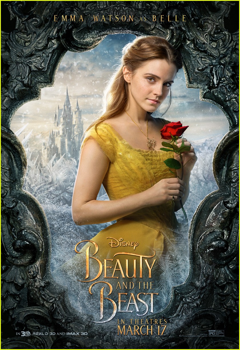 beauty beast character posters movie 02