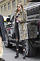 gigi hadid leopard coat new tommy collection 08
