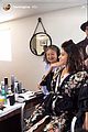 lily collins gina rodriguez getting ready for globes 11