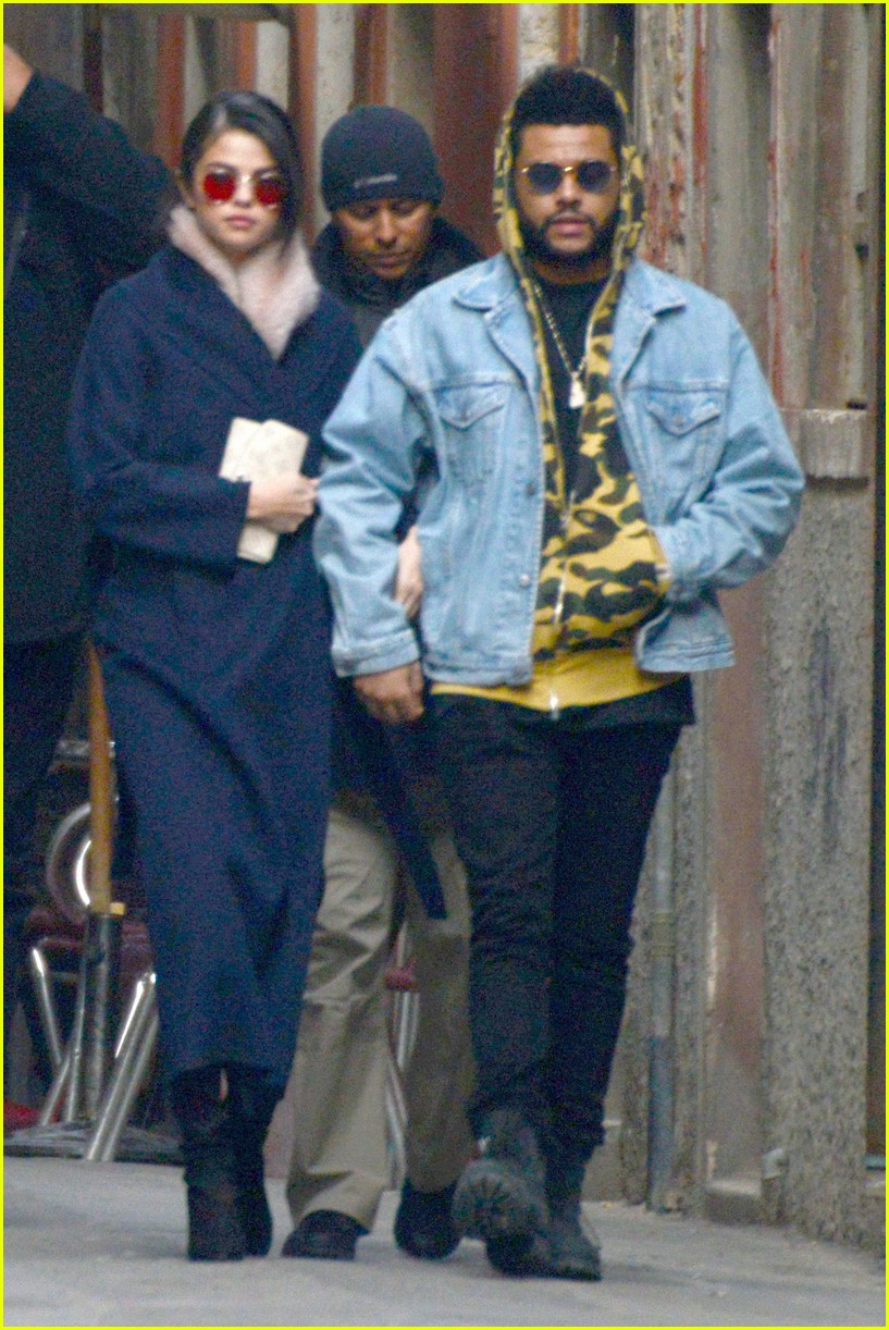 selena gomez the weeknd look so happy together 01