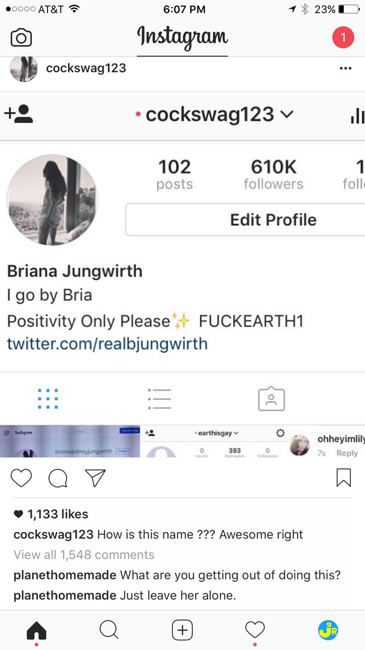 briana jungwirth responds to being hacked 02
