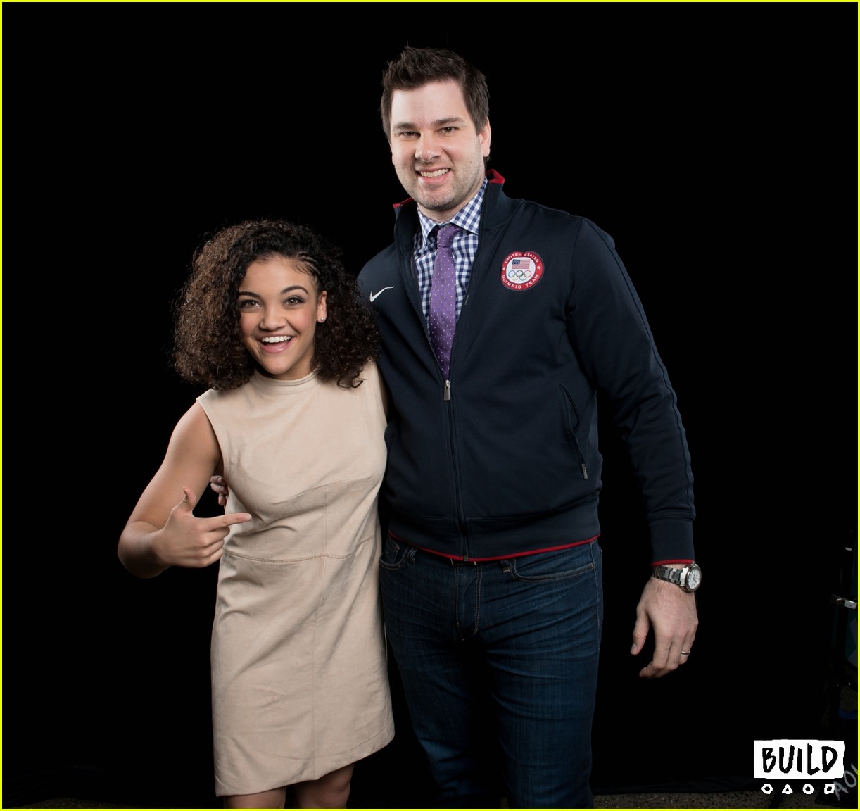 laurie hernandez aol build nyc 14