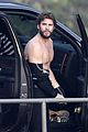 miley cyrus liam hemsworth meet for dinner after surfing session 03