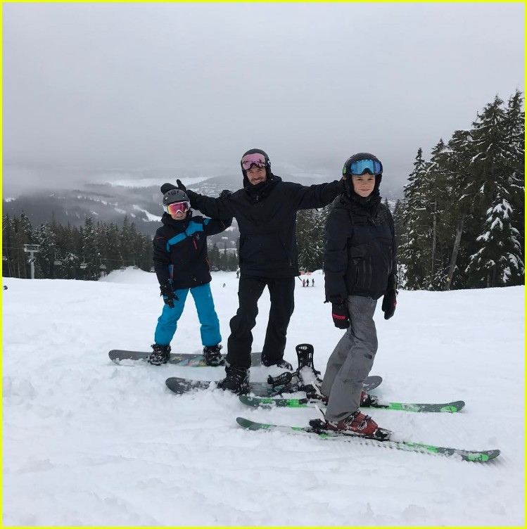 beckham family ski vacation 03
