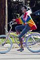 bella thorne color bike ride rainbow 03