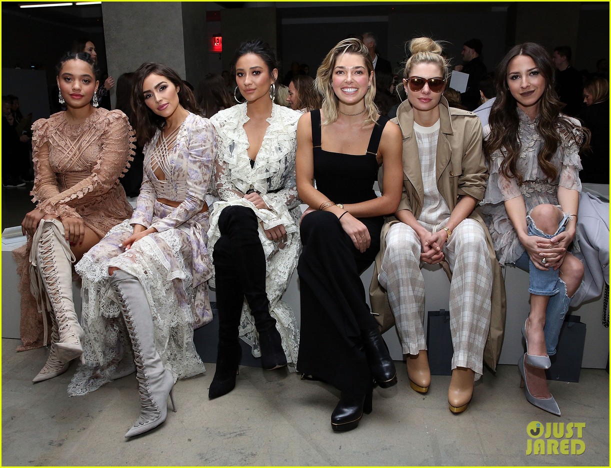 danielle campbell shay mitchell 2017 nyfw 13