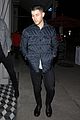 nick jonas goes out to dinner after night out with female friend 05