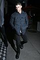 nick jonas goes out to dinner after night out with female friend 06