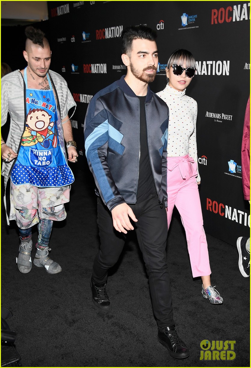 joe jonas joins brother nick and demi lovato at roc nations pre grammy brunch 20
