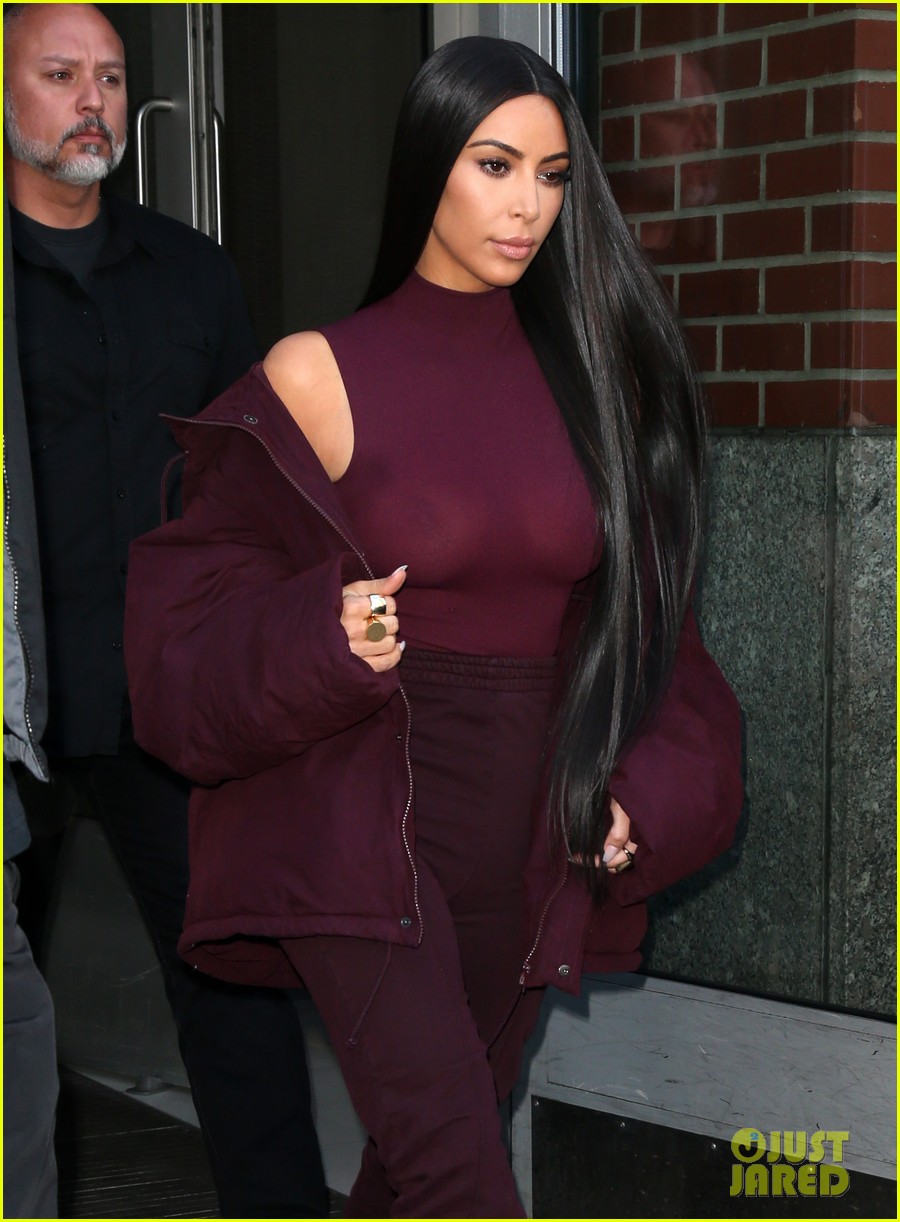 kim kylie more attend kanyes yeezy fashion show in nyc 01