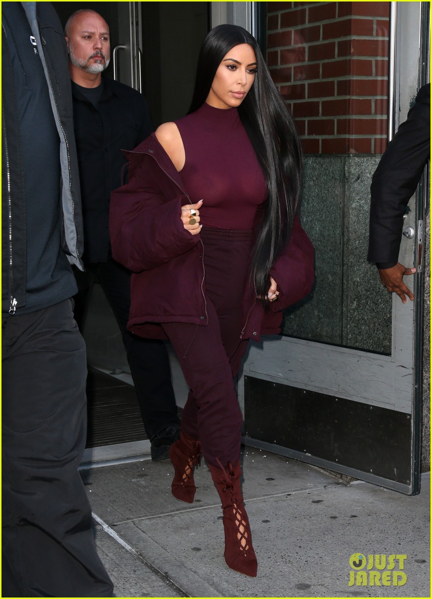 kim kylie more attend kanyes yeezy fashion show in nyc 15